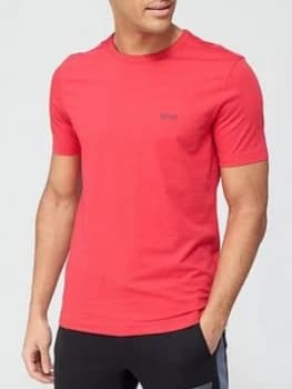 Hugo Boss Straight Logo T-Shirt Red Size L Men