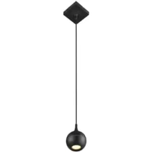 Lucide FAVORI - Pendant Light Bathroom - 1xGU10 - IP44 - Black