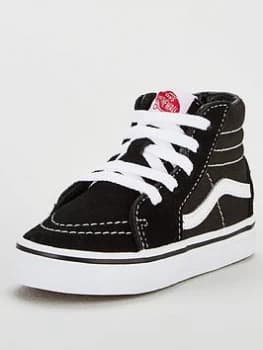 Vans Sk8-hi Trainers - Black/White, Size 5.5