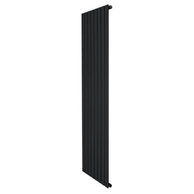 Monstershop Flat Single Column Radiator - 1800 x 560mm - Black Unisex