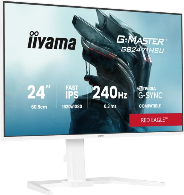 iiyama G-MASTER GB2471HSU-W1 computer monitor 60.5cm (23.8") 192