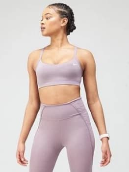 Nike Training Lacing Detail Top - Purple