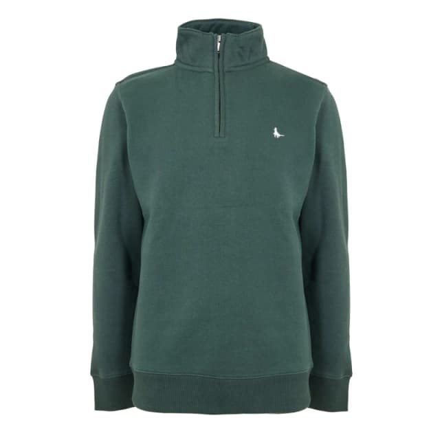 Jack Wills Jack Barchester Quarter Zip Sweatshirt Evergreen male S