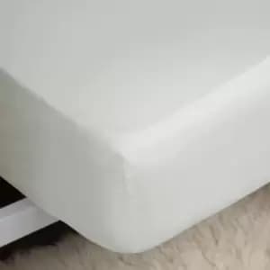 Belledorm 400 Thread Count 100% Egyptian Cotton 18" Ultra Extra Deep Fitted Sheet, Ivory, Single