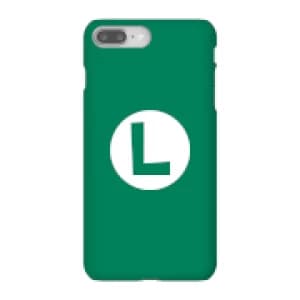 Nintendo Super Mario Luigi Logo Phone Case - iPhone 8 Plus - Snap Case - Gloss