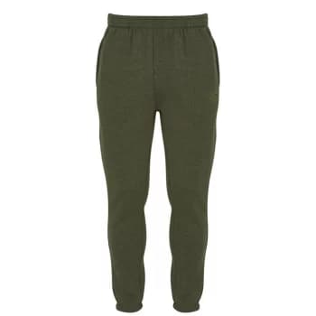 Slazenger Cuffed Fleece Jogging Pants Mens - Green