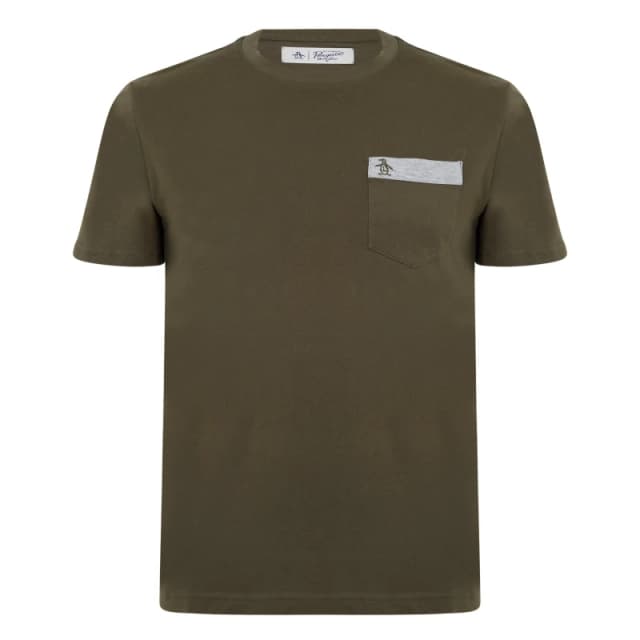 Original Penguin Pocket Tee - Green Green S