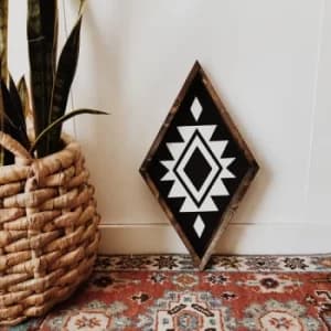 CZM017 Multicolor Decorative Framed MDF Painting