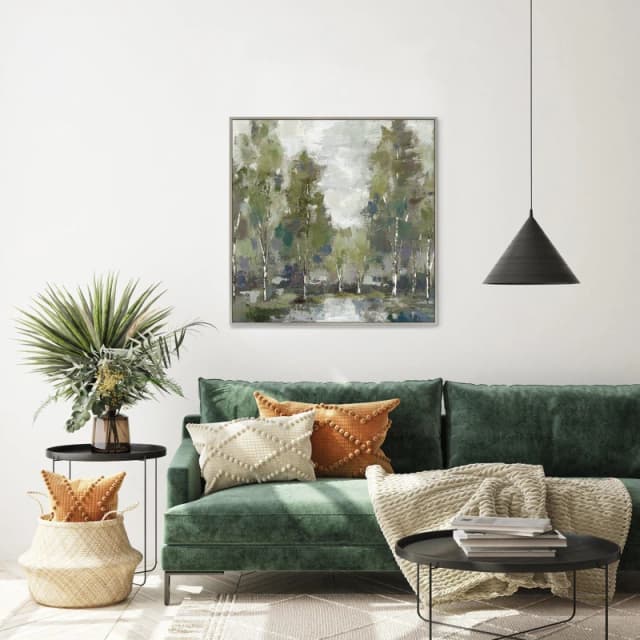 At Dawn by Silvia Vasileva Framed Canvas