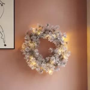 Alfi Wreath Green And Snowy