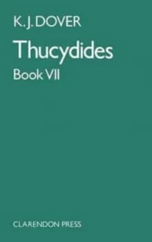 Thucydides Book Vii by Thucydides Paperback