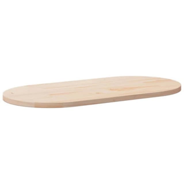 Vidaxl Table Top 110X55X2.5cm Solid Wood Pine Oval Table Tops