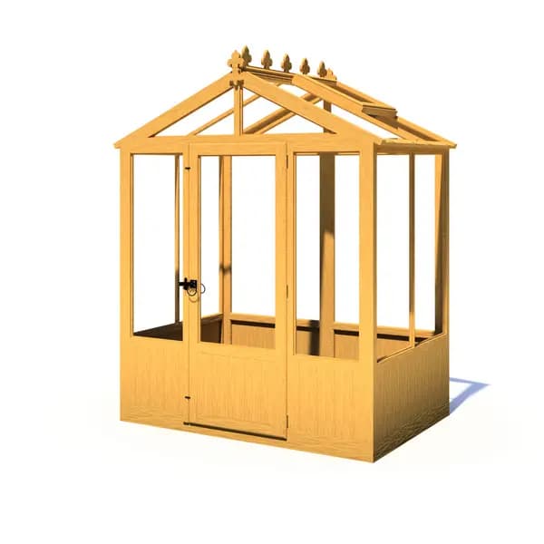 Shire 6x4 Holkham Dip Treated Wooden Greenhouse