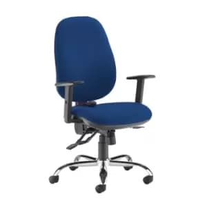 Dams MTO Jota Ergo 24HR Ergonomic Asynchro Task Chair - Blue