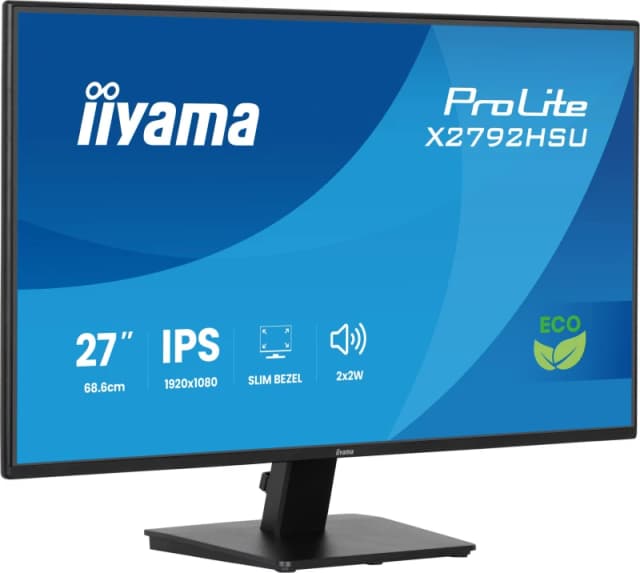 iiyama iiyama ProLite X2792HSU-B1 computer monitor 68.6cm (27") 1920 x 1080 pixels Full HD LED Black X2792HSU-B1