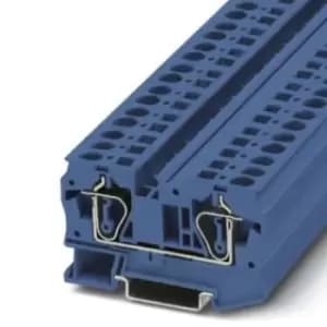 Phoenix Contact St 6 Bu Terminal Block, Din, 6Mm, Blue