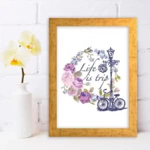 AC285266393 Multicolor Decorative Framed MDF Painting