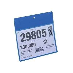 Durable A5 Landscape Neodym Magnetic Document Sleeve Dark Blue Pack of