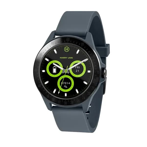 Harry Lime HA07-2010 Slate Lime Grey Strap Smartwatch - W47247