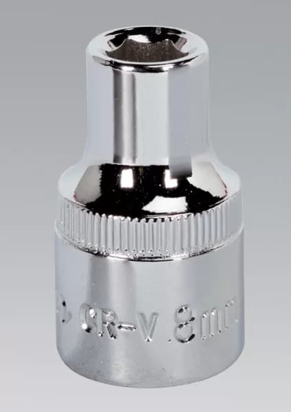 Genuine SEALEY SP1208 WallDrive® Socket 8mm 1/2Sq Drive Fully Polished