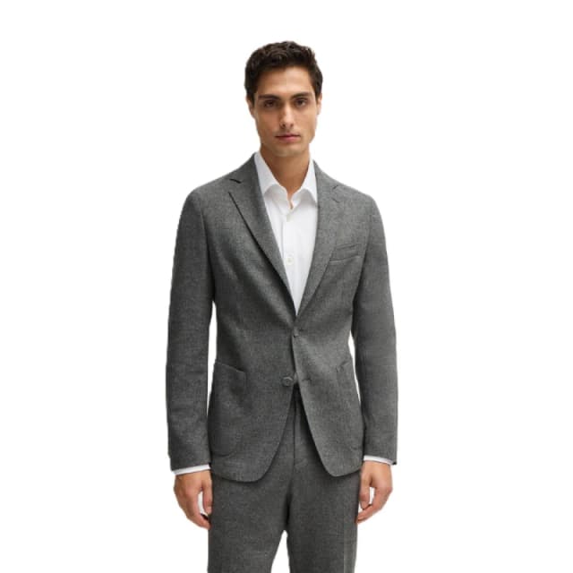 Boss Mens P Hanry Formal Jacket Silver male 36 (46)