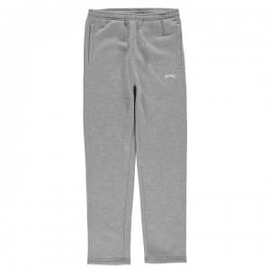Slazenger Open Hem Fleece Pants Junior Boys - Grey Marl