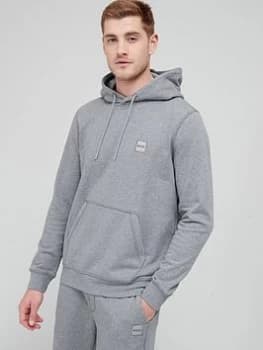BOSS Wetalk Overhead Hoodie - Light Grey , Light Grey Size XL Men