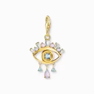 Charm Club Gold Plated Eye Charm 1926-971-7