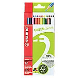 STABILO Colouring Pencils GREENcolors Assorted 12 Pieces