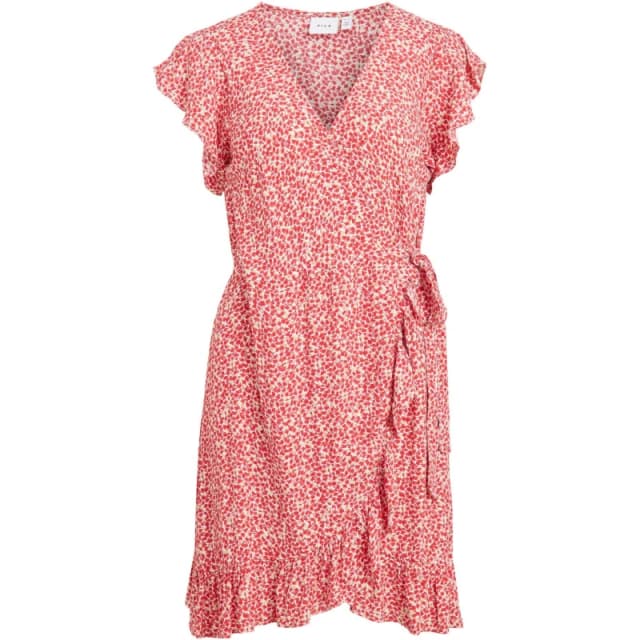 Vila Womens Fini Long-Sleeve Blouse Valiant Poppy female 10 (S)