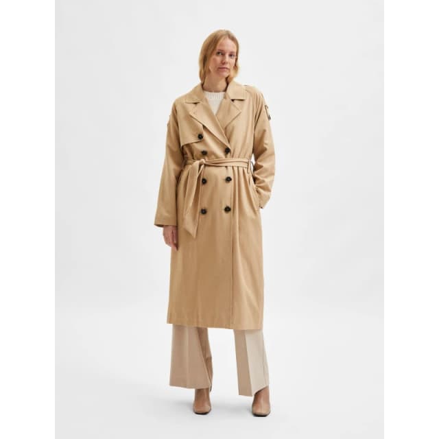 Selected Femme Bern Trench Coat - Beige Beige 8