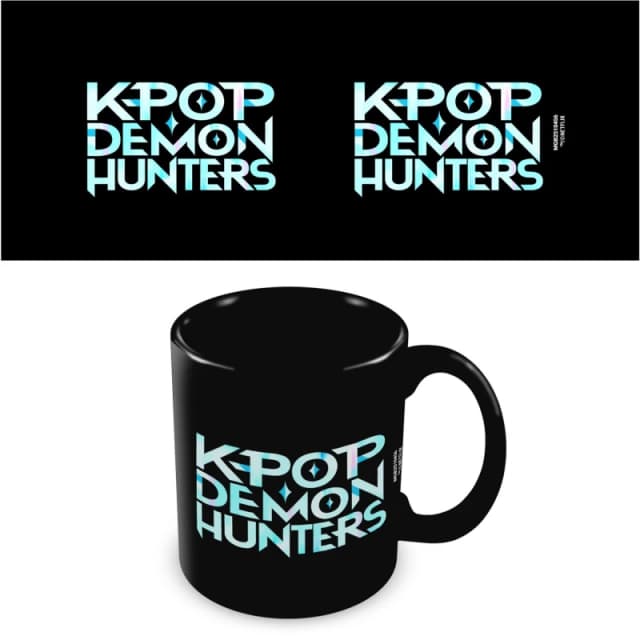 K-pop Demon Hunters (k-pop Logo) Black Mug, Multi MGB2510456