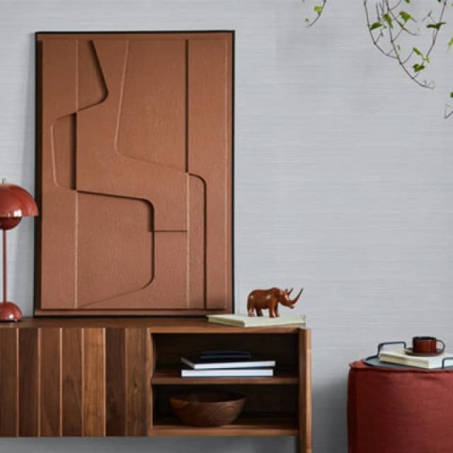 Superfresco Easy Superfresco Easy Emperor Grasscloth Grey Texture Wallpaper Size: 10000mm_x_520mm Grey 10000mm_x_520mm Unisex 5011583666465