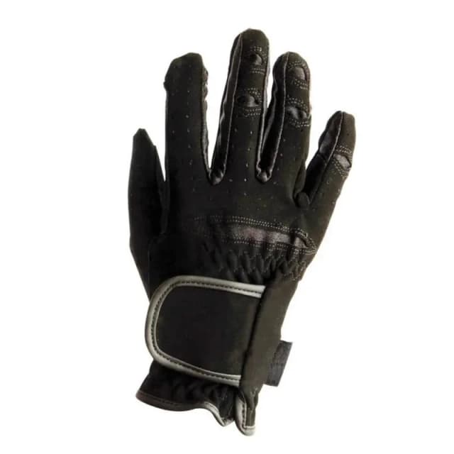 Dublin Mens Mighty Gripped Riding Gloves in Black Size: Small Black Male S