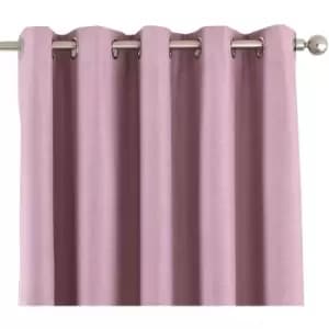 Riva Home Eclipse Blackout Eyelet Curtains (46 x 54" (117 x 137cm)) (Mauve) - Mauve