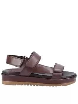 Cotswolds Campden Leather Sandal - Brown, Size 5, Women
