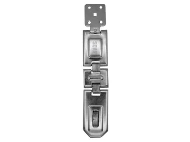 Scan Wd019-159 Hinged Hasp And Staple 195mm Scaphsh195