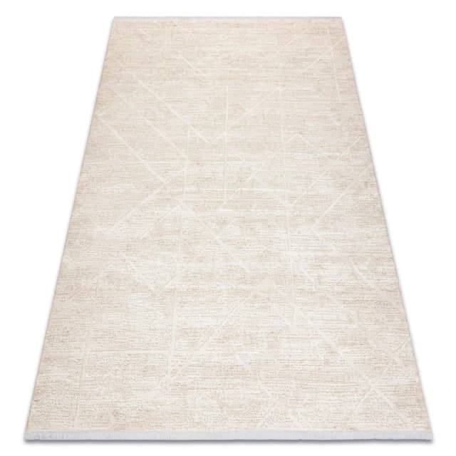 RugsX Modern Carpet Duke 51533 Cream - Geometric, Structured, Very Soft, Fri 200X290 Cm