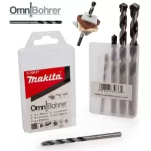 D-30477 Omnibohrer Performance Multi Purpose Drill Bit Set 5 6 8 10 12mm - Makita