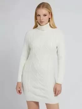 Guess Wool Blend Sweater Dress