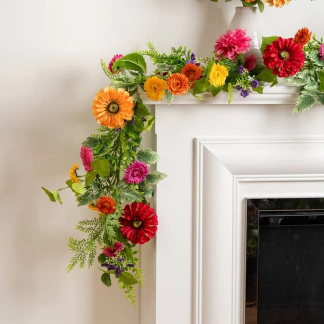 Scottish Everlastings Ltd 155cm Multi Floral Garland Multicolor Unisex