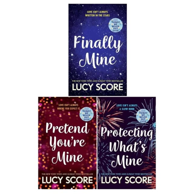 The Benevolence Series 3 Book Set By Lucy Score Finally Mine, Pretend You're Mine, Protecting What's Mine Lucy Score Books