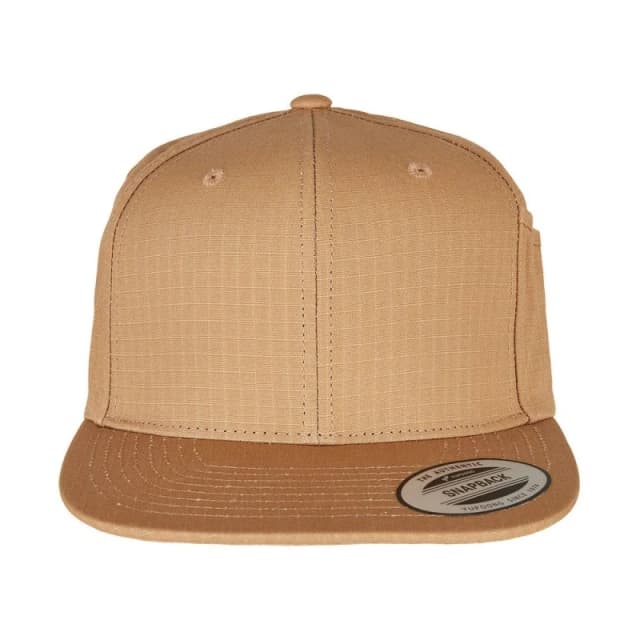 Yupoong Mens Flexfit Snapback Cap in Brown Brown Male One Size