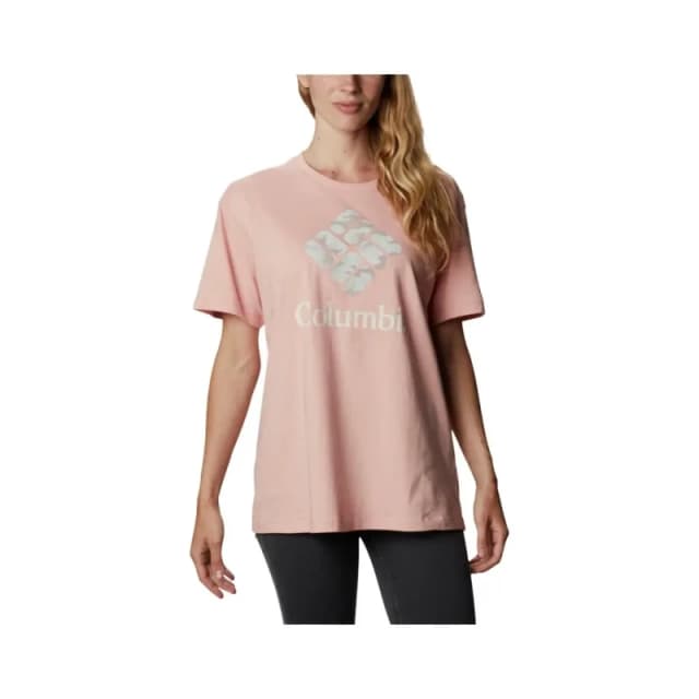 Womens T-Shirt Columbia Park Relaxed Rose Female S
