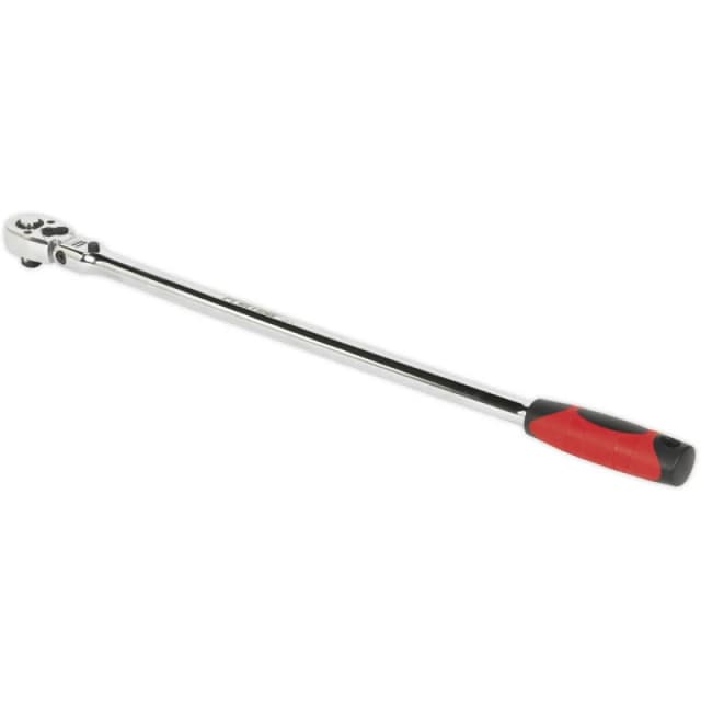 Loops 600mm Extra-Long Flexi-Head Ratchet Wrench - 1/2" Sq Drive - 72-Tooth Pear Head Multi