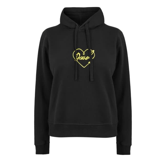 Diesel Womens Crew Sweatshirt Black female 8