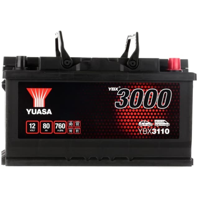 YUASA YBX3110 Starter battery Battery Capacity: 80Ah Starter Battery (1)