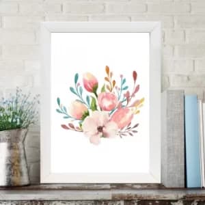 BC10355637855 Multicolor Decorative Framed MDF Painting