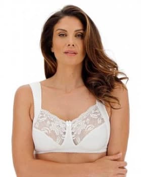 Miss Mary Lovely Lace White Bra