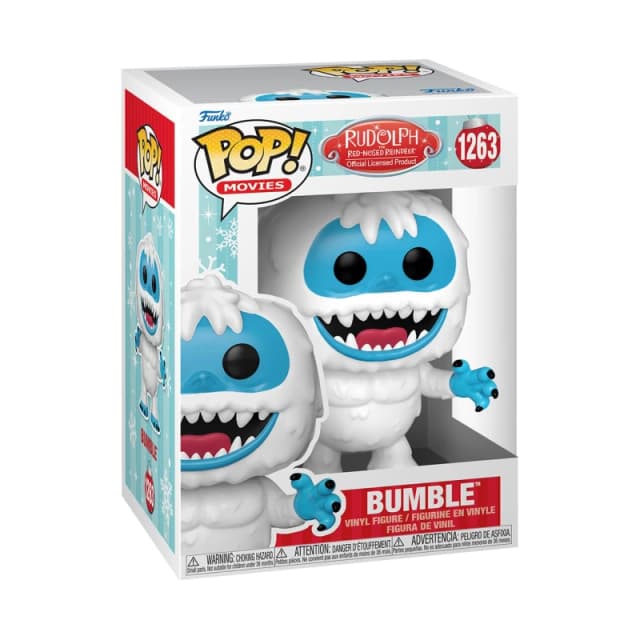 Rudolph the Red-Nosed Reindeer Bumble vinyl figurine no. 1263 Funko Pop! multicolour Onesize Unisex